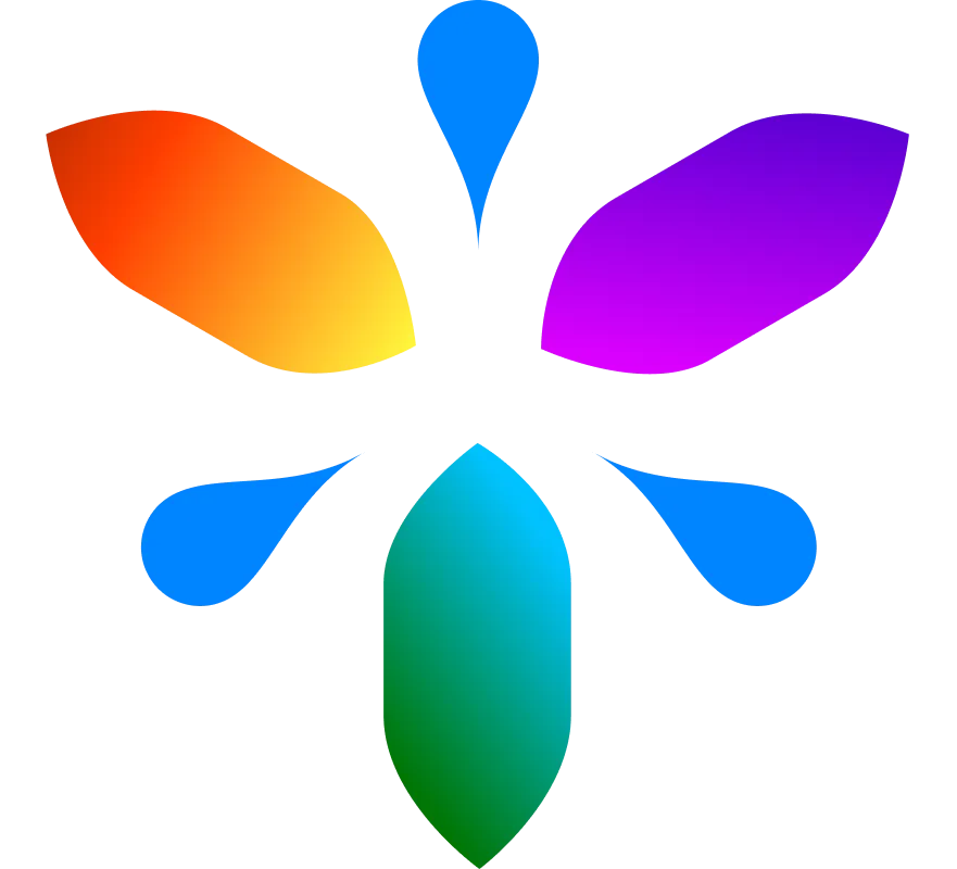 share.fund brand identity system showing the primary logomark